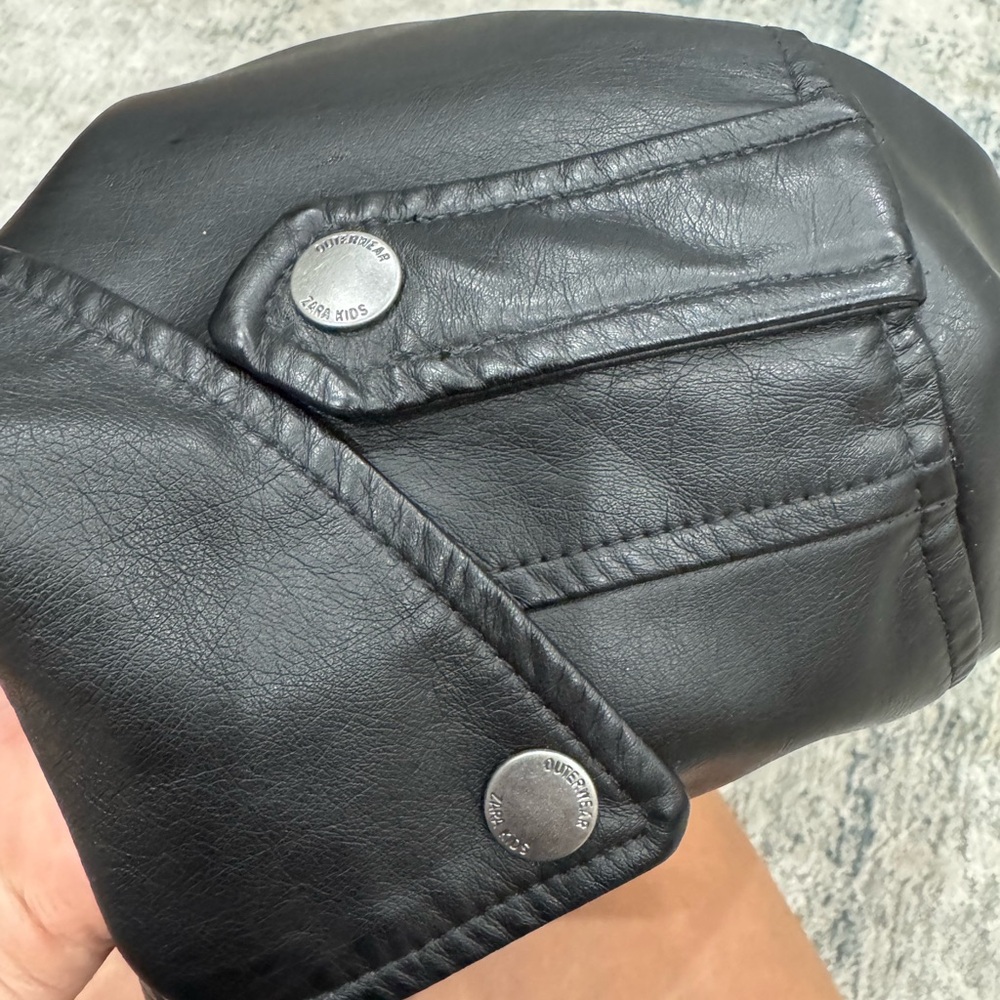 Zara Kids Black Biker Jacket - Picture 11 of 11